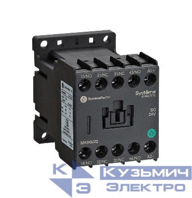 Реле промежуточное MA3K 4НО DC 24В SE MA3KN40BD