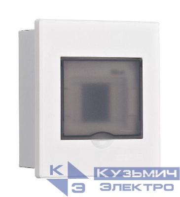 Корпус встраиваемый дв. 1 ряд 4 мод. IP41 ЩРВ-М прозр. DEKraft 31070DEK