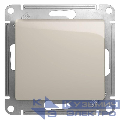 Выключатель 1-кл. СП Glossa 10А IP20 (сх. 1) 10AX механизм молочн. SE GSL000911