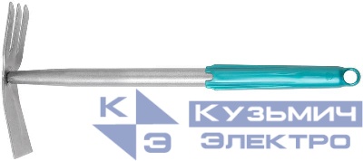 Мотыжка МК-2(м) 3 зуба трапеция с ручкой цельнометал. 76853