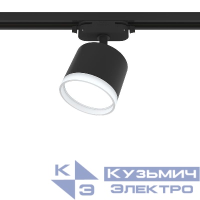Светильник трековый ARTLINE поворотный 85х85х70мм GX53 230В алюм./пластик. 4кв.м черн. Ritter 59862 0