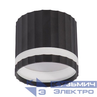 Светильник HL369 12Вт GX53 230В потолочн. черн. FERON 48678