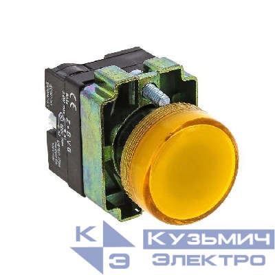 Лампа сигнальная BV65 желт. EKF xb2-bv65