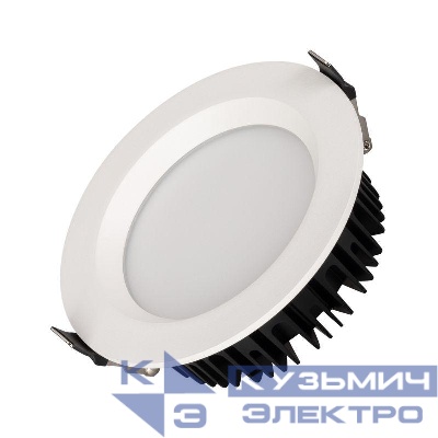 Светильник светодиодный MS-MIST-BUILT-R187-21W Warm3000 (WH 110 deg 230В) IP54 металл Arlight 041612