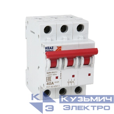 Выключатель нагрузки модульный 3п 63А OptiDin BM63Р УХЛ3 КЭАЗ 103896