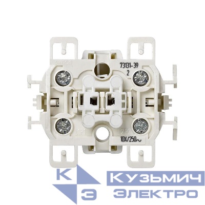 Выключатель 1-кл. 2п СП Simon 73 Loft 10А IP20 250В механизм Simon 73131-39