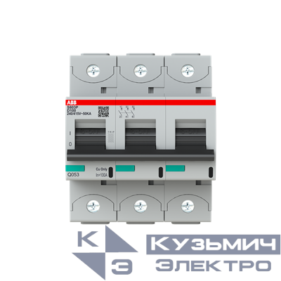 S803P-D100 Автоматический выключатель 3-полюсный ABB 2CCG001245R0001