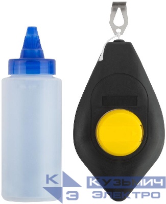 Шнур малярный отбойный ABS пластиковый корпус 30м+краска разметочная 125г FIT 04709