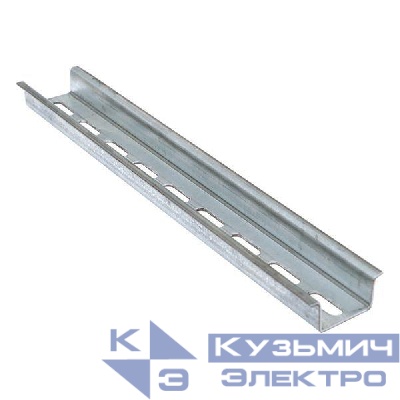 DIN-рейка перфорированная 35х15мм L600 1.5мм усилен. PROxima EKF tdr-0.6