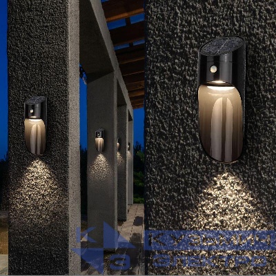 Подсветка фасадная ERAFS050-43 Призма 12LED 25лм с датчиком движения ЭРА Б0044491