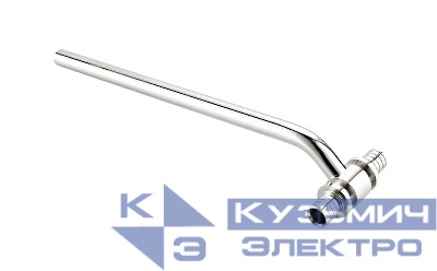 Трубка приборная Т-образная аксиальная латунь 20х500х20 хром. RTP 29393