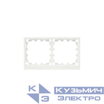 Рамка 2-м KANT бел. магнолия DKC 7000904
