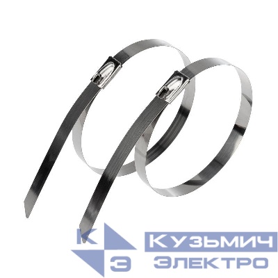 Хомут стальной 4.6х152 (уп.50шт) Rexant 07-0158