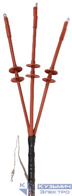 Комплект муфты концевой КНтп-10 3х35/50 с наконечн.; пайка; бумаж. изол. IEK UZM-BIK10-NVN3-3550SP