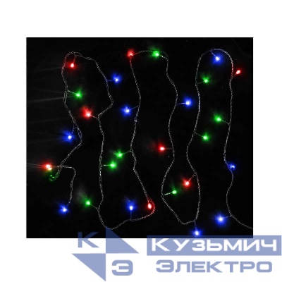 Гирлянда ILD400C-GM 400LED мульти 20м 8 реж. Shlights 4690601043764