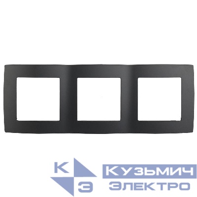 Рамка 3-м 12-5003-05 антрацит ЭРА Б0014765