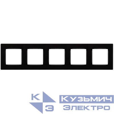 Рамка 5-м 12-5205-06 Классик черн. Эра Б0067756