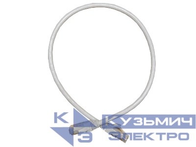 Патч-корд UTP4 cat.6a, 3.0м,литой коннектор, серый, Netko CKC