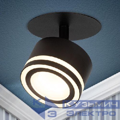 Светильник встраиваемый под лампу GX53 DK114 BK черн. Эра Б0059790