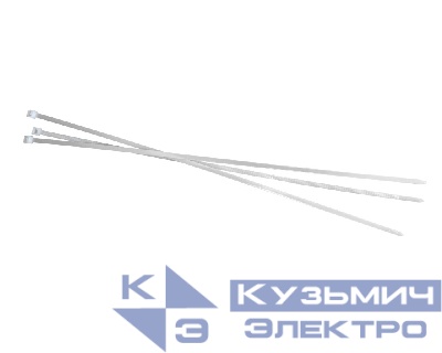 Стяжка нейлоновая 400*4,8 / 100 шт (белая), NETKO Optima "SZ"