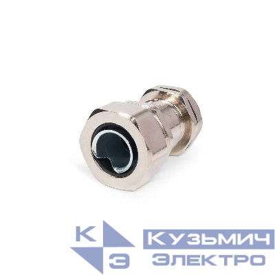 Ввод кабельный для металлорукава ВК-М25(6-12мм)-МР15 латунный Fortisflex 89105