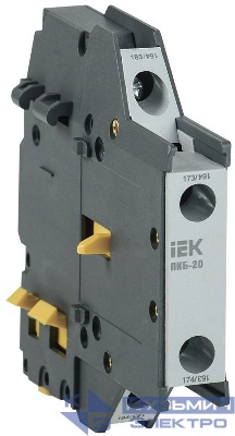 Контакт боковой дополнительный ПКБ-20 2НО KARAT IEK KPK21-20