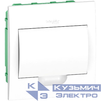 Бокс встраиваемый СП City9 Box 1 ряд 8мод IP40 IK07 63А 2 клеммы с бел. дверцей SE EZ9E108P2FRU