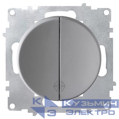 Переключатель 2-кл. СП Florence механизм сер. (1E31601302) OneKeyElectro 2172846