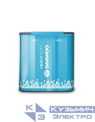 Элемент питания солевой "квадрат" 3R12 4.5В Heavy Duty 2021 1S DAEWOO 5029187