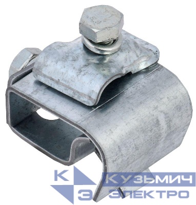 Держатель проводника кругл. 8-10мм желоб водостока оцинк. сталь IEK ZDP80-11-8-18