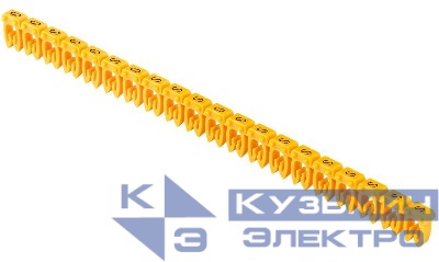 Маркер открытого типа KE 1.5-2.5кв.мм символ "S" (уп.200шт) IEK UMK-KE2-S