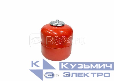 Бак расширительный вертикальный RV 35л красн. (20шт/пал) VALFEX VF.RV.0035