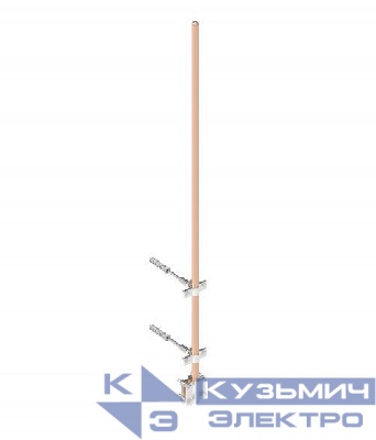 Молниеприемник с держателями (дл.1м) медь DKC NL7100CU