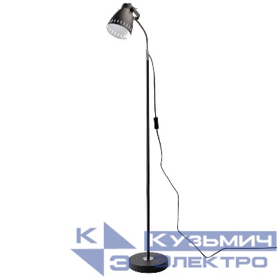 Светильник KD-428F С02 напол. New York 1х E27 40Вт 230В черн. Camelion 13049