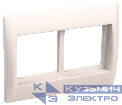 Рамка 4мод. с суппортом 75мм бел. PRIMER IEK CKK-40D-RSU4-075-K01