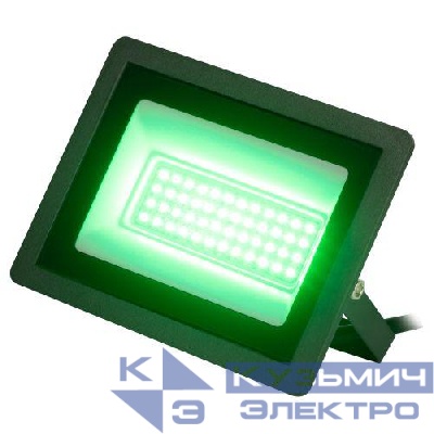 Прожектор светодиодный уличный LPR-025-GREEN-050 50Вт зел. свечение 5000лм IP65 Эра Б0064715