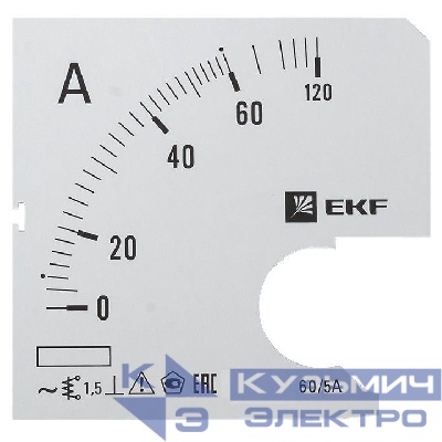 Шкала сменная для A721 60/5А-1.5 PROxima EKF s-a721-60