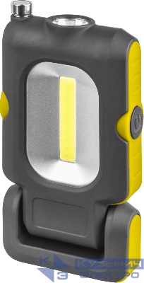 Фонарь аккумуляторный рабочий 14 083 NPT-W07-ACCU 1LED 1Вт + 1COB 3Вт аккум. 3.7В NAVIGATOR 14083