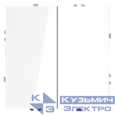 Выключатель 2-кл. СП S70 10А механизм бел. глянцевый Voltum VLS020101