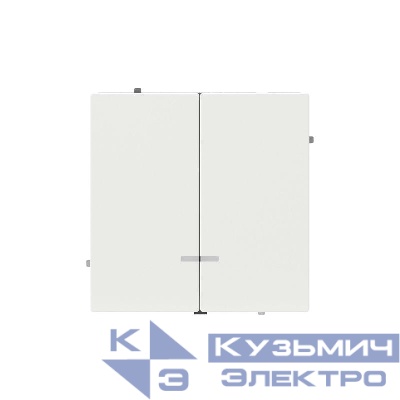 Выключатель 2-кл. KANT с подсветкой бел. магнолия DKC 7000134