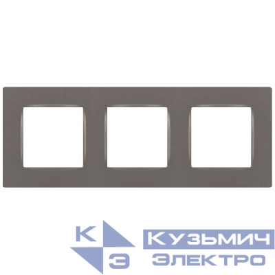 Рамка 3-м 12-5203-16 Классик титан Эра Б0067790