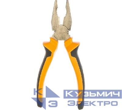 Плоскогубцы (пассатижи) 180мм двухкомпонентн. рукоятки никелир. Вихрь 73/6/3/7