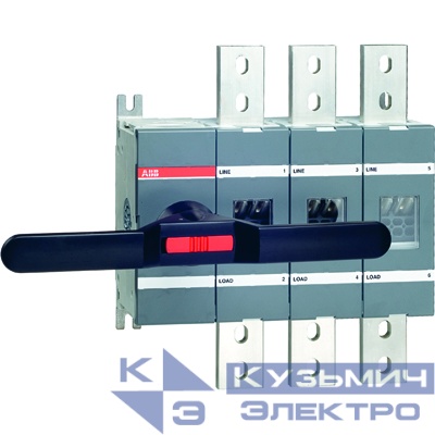 Рубильник 3п OT1000E03 1000А ABB 1SCA022860R5850