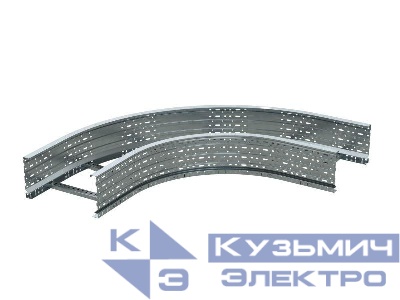 Угол лестничный 90град. 150х600 R600 гор. цинк DKC ULD656R600HDZ