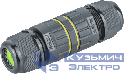 Коннектор кабельный I-образ. 82 837 NTB-I02-3P-IP68 3PIN Navigator 82837