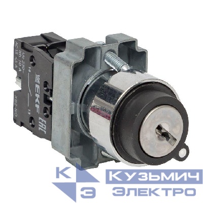 Переключатель BG21 2P с замком (не возврат.) NO EKF xb2-bg21
