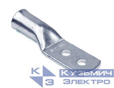 Наконечник ТМЛ под пайку листовой изогнутый 240(23)кв.мм под винт d2х12мм ГОСТ 23981-80 (уп.10шт) DKC 2P12DH23