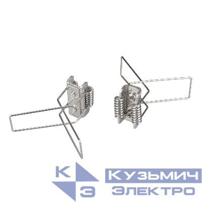 Держатель пружинный LINIA49-F-S металл (комплект) Arlight 042126