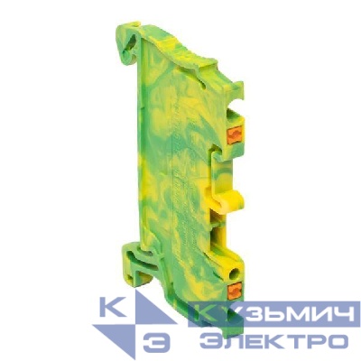Колодка клеммная пружинная 1.5 Push-in земля EKF PIT-1.5-pe