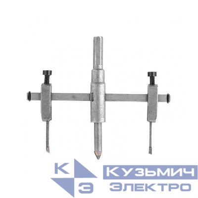 Сверло по кафелю и плитке балеринка регулируемое 30-130мм Kranz KR-91-0656